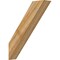 Ekena Millwork 6"W x 26"D x 32"H Traditional Rough Sawn Knee Brace, Western Red Cedar BRC06X26X32TRA00RWR - alternate 1